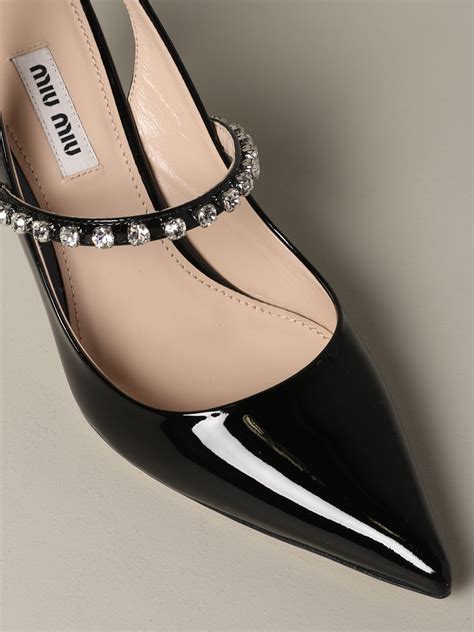 black miu miu heels|miu mi u shoes women.